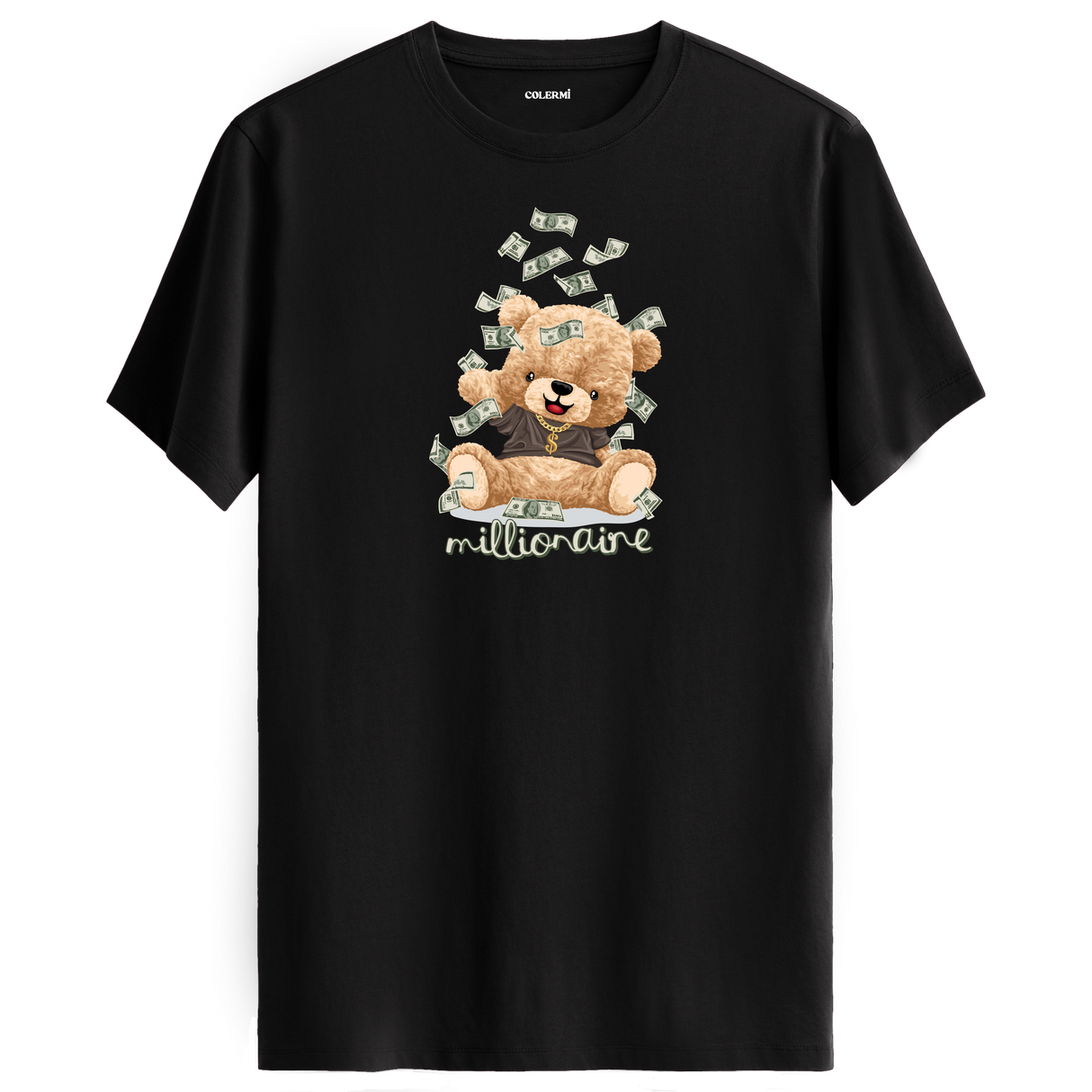 Millionaire Bear T-Shirt – Fun Money Vibes | Premium Cotton Tee