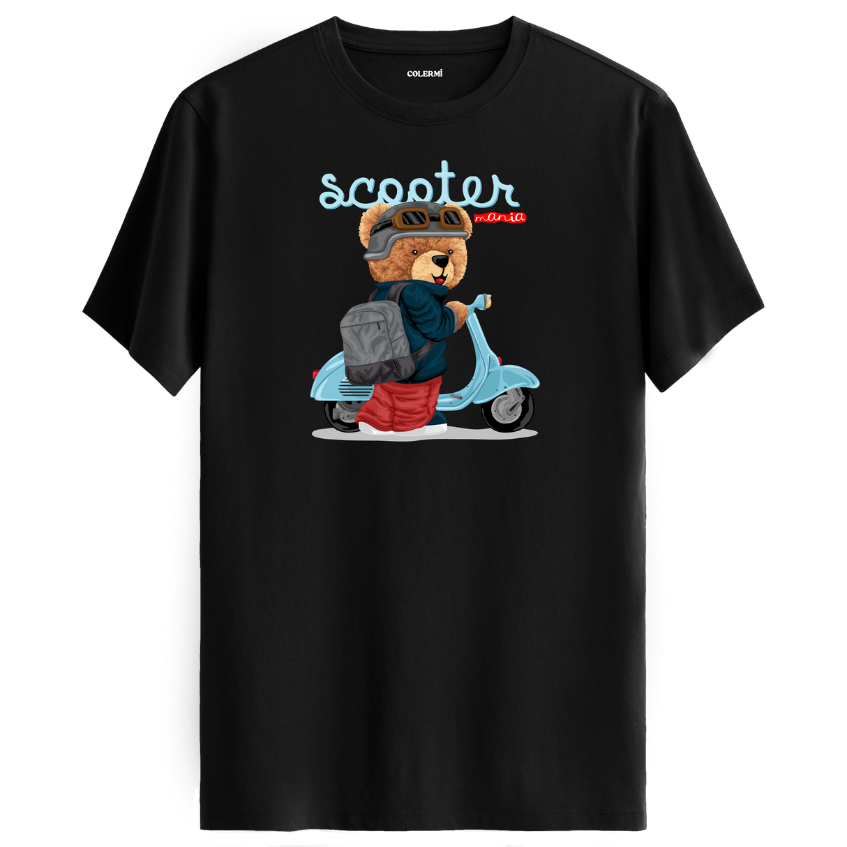 Scooter Mania T-Shirt – Fun Bear Design for Adventure Lovers
