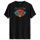 Champion Bear Graphic T-Shirt - Winning Spirit, Strength and Determination