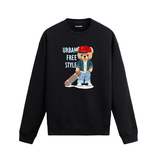 Urban Free Style Bear Sweatshirt