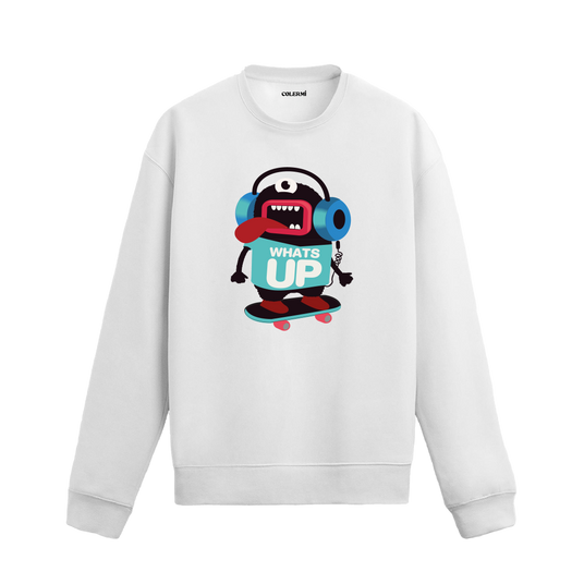 What’s Up Skateboarder Sweatshirt