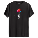 Balloon Explorer - Space-Themed Crew Neck T-Shirt