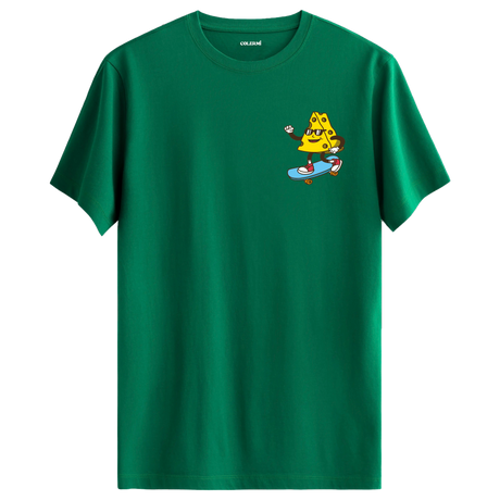 Skateboard Cheese Crew Neck T-Shirt