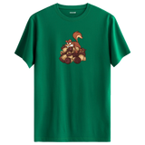 Nut Hoarder Squirrel Crew Neck T-Shirt
