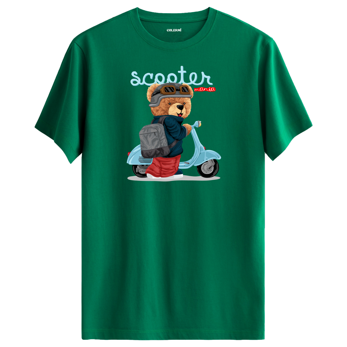 Scooter Mania T-Shirt – Fun Bear Design for Adventure Lovers