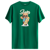 Skater Bear Graphic T-Shirt - Energetic Design, Urban Vibes