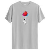 Balloon Explorer - Space-Themed Crew Neck T-Shirt