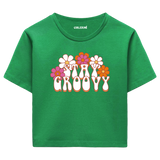 Colermi Retro Stay Groovy Crop Top Tişört