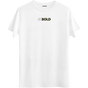 esur ve özgün ruhu yansıtan ‘Be Bold’ yazılı minimal Bisiklet Yaka T-Shirt.