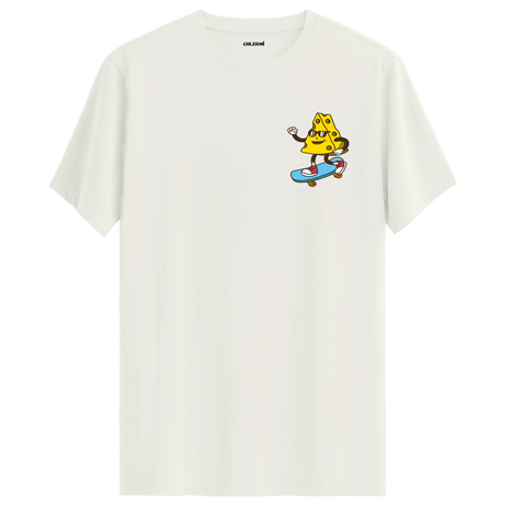 Skateboard Cheese Crew Neck T-Shirt