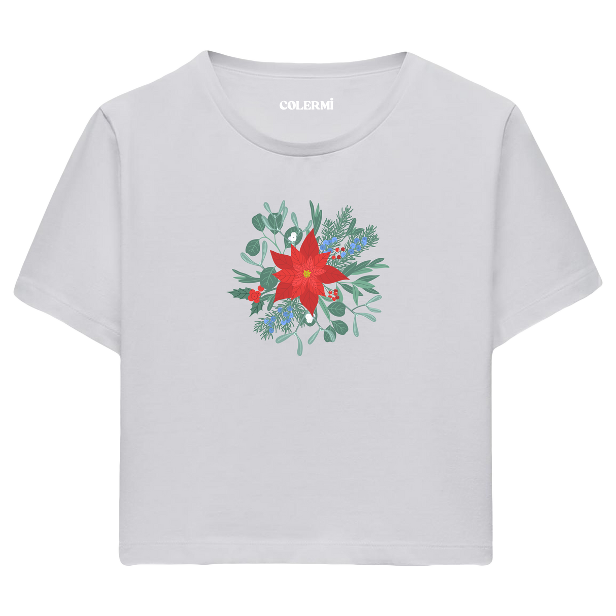 Colermi Crop Tişört - Yıldız Çiçeği