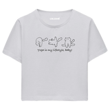 Yoga Crop T-Shirt - Yoga Yaşam Tarzıdır
