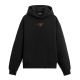 Agile Spirit Graphic Hoodie - Dynamic Silhouette, Freedom and Balance