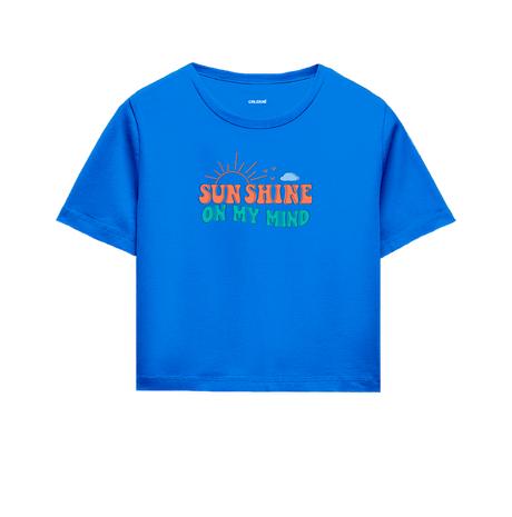Sunshine On My Mind Crop Top