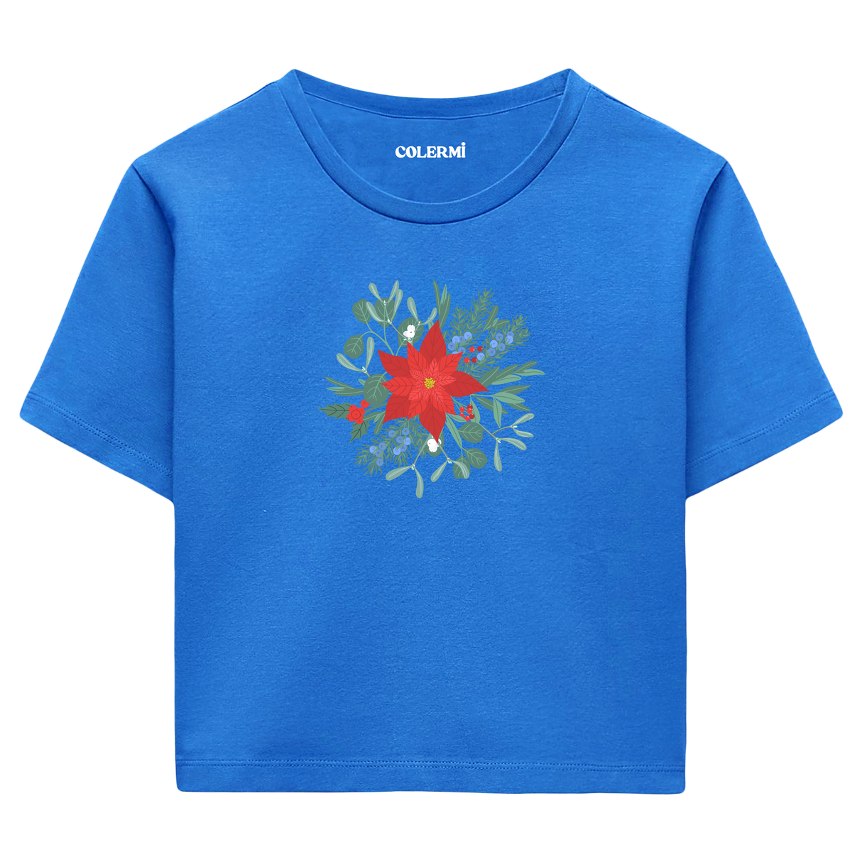 Colermi Crop Tişört - Yıldız Çiçeği