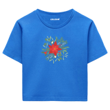 Colermi Crop Tişört - Yıldız Çiçeği