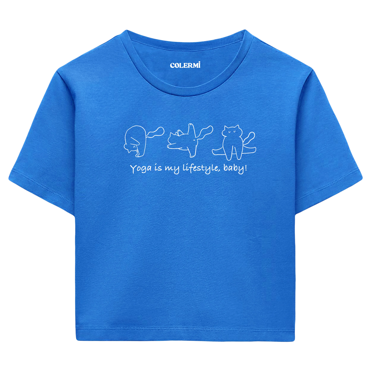 Yoga Crop T-Shirt - Yoga Yaşam Tarzıdır