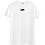 Minimal ve zarif tasarımıyla karınca yiyen baskılı beyaz Bisiklet Yaka T-Shirt, doğanın gizemli gücünü yansıtır.