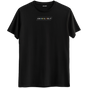 Özgün ve cool bir mesaj veren "Unavailable" baskılı siyah Bisiklet Yaka T-Shirt.