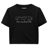 Yoga Crop T-Shirt - Yoga Yaşam Tarzıdır