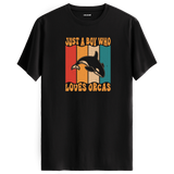 Orca Lovers Favorite Crew Neck T-Shirt