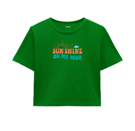 Sunshine On My Mind Crop Top