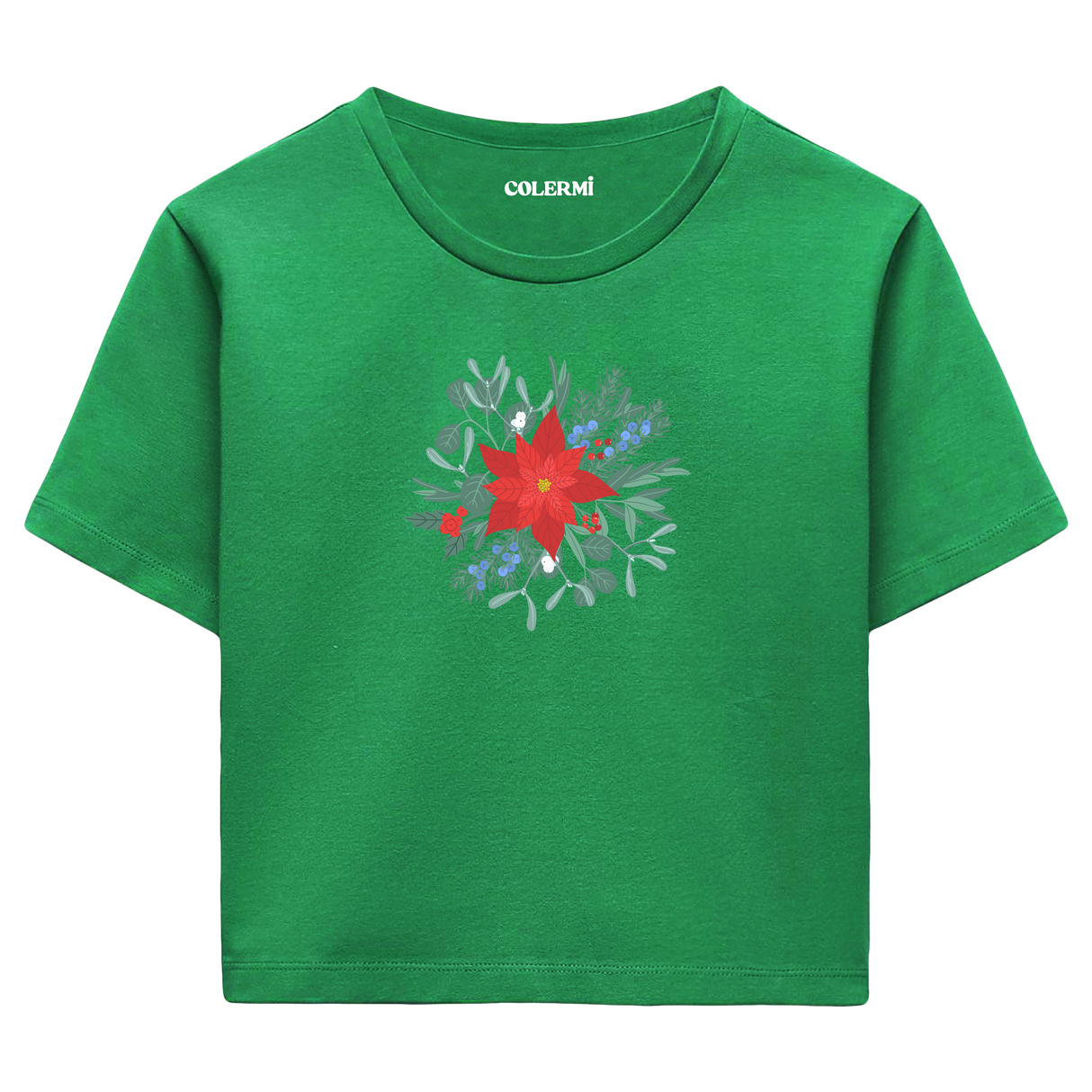 Colermi Crop Tişört - Yıldız Çiçeği